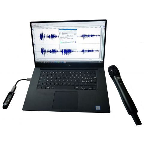 Proel U24B Micrófono Inalámbrico de Petaca USB 2.4GHZ