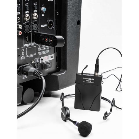 Proel U24B Micrófono Inalámbrico de Petaca USB 2.4GHZ