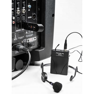 Proel U24B Micrófono Inalámbrico de Petaca USB 2.4GHZ