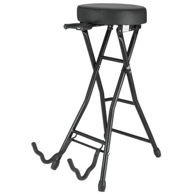 Platinum PSST3 Banqueta plegable Guitarra Con Soporte