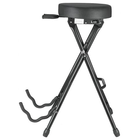 Platinum PSST3 Banqueta plegable Guitarra Con Soporte