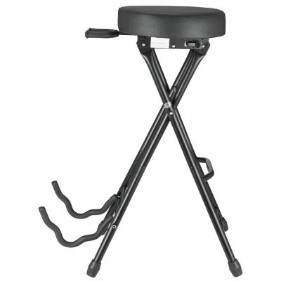 Platinum PSST3 Banqueta plegable Guitarra Con Soporte