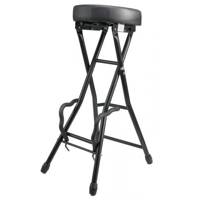 Platinum PSST3 Banqueta plegable Guitarra Con Soporte