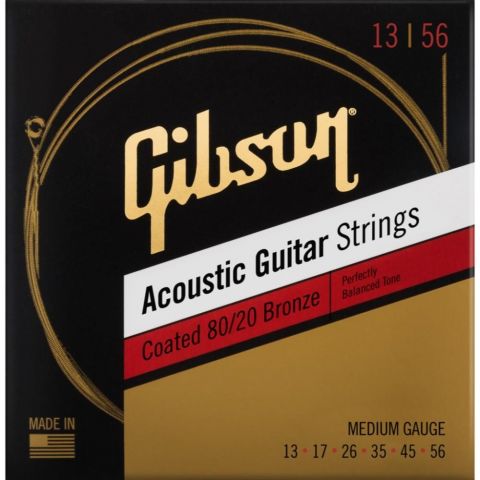 Gibson SAGCBRW13 Acoustic Light Cuerdas Guitarra Acústica 13-56