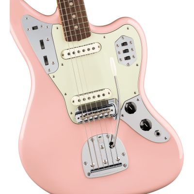 Fender Vintera III Mid 60'S Jaguar RW Shell Pink Guitarra Eléctrica