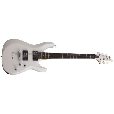 Schecter C6 Deluxe Satin White Guitarra Eléctrica