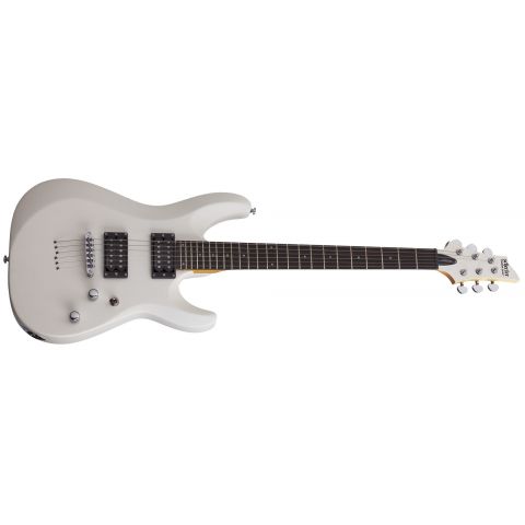 Schecter C6 Deluxe Satin White Guitarra Eléctrica