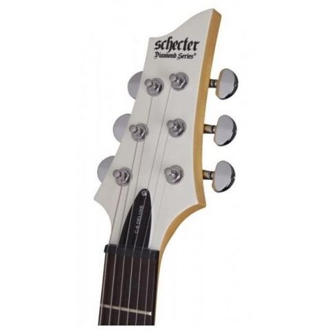 Schecter C6 Deluxe Satin White Guitarra Eléctrica