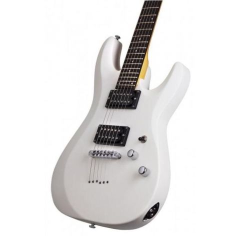 Schecter C6 Deluxe Satin White Guitarra Eléctrica
