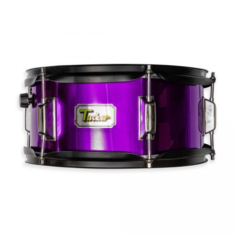 Tucker JD-SD05 12"x5.5" Purpura Tambor Junior semi profesional con bordonera 