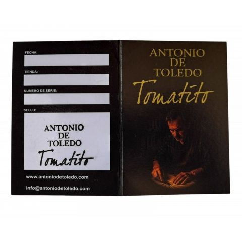 Antonio de Toledo Tomatito Andalucia de Pau Ferro tapa Torrefactada Guitarra Flamenca Negra
