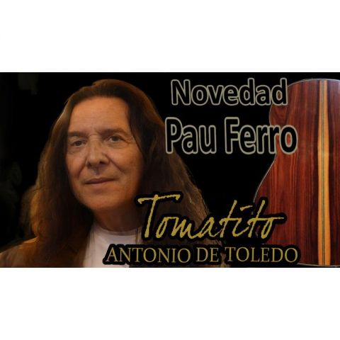Antonio de Toledo Tomatito Andalucia de Pau Ferro tapa Torrefactada Guitarra Flamenca Negra