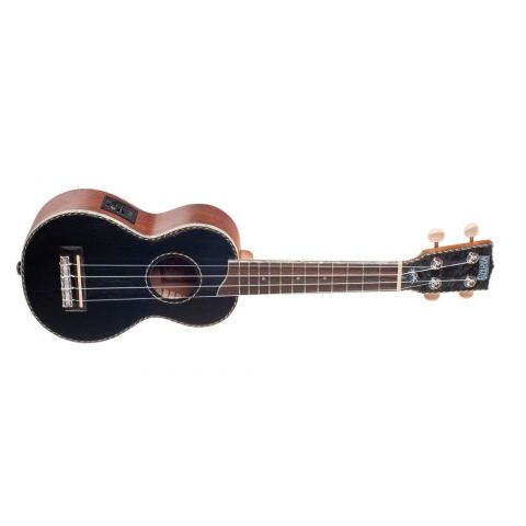 Mahalo MP1EBK Negro Ukelele Soprano Electrificado