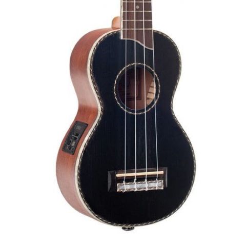 Mahalo MP1EBK Negro Ukelele Soprano Electrificado