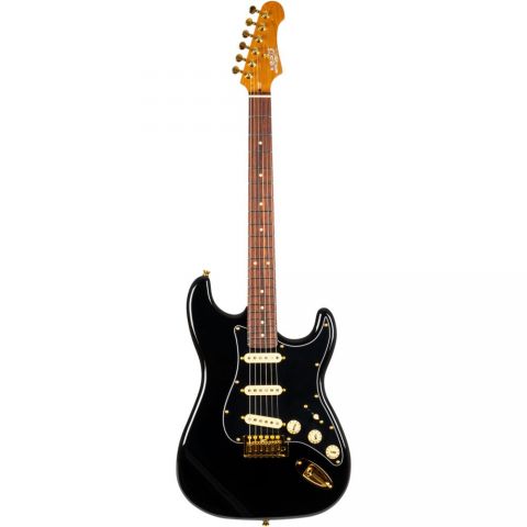 Jet JS380-BKG Black, Gold Hardware Guitarra Eléctrica 