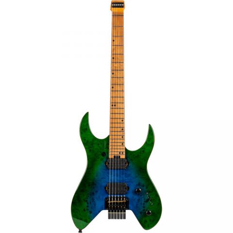 Spira S500-GBR Headless Green Blue Guitarra Eléctrica