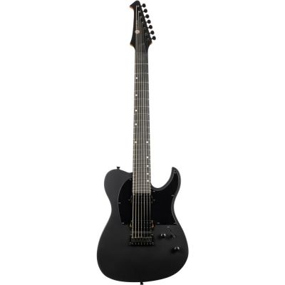 Spira T407-MBK 7 Cuerdas Satin Black Guitarra Eléctrica 