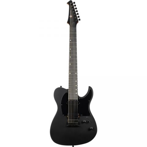 Spira T407-MBK 7 Cuerdas Satin Black Guitarra Eléctrica 