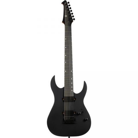 Spira S407-MBK 7 Cuerdas Satin Black Guitarra Eléctrica