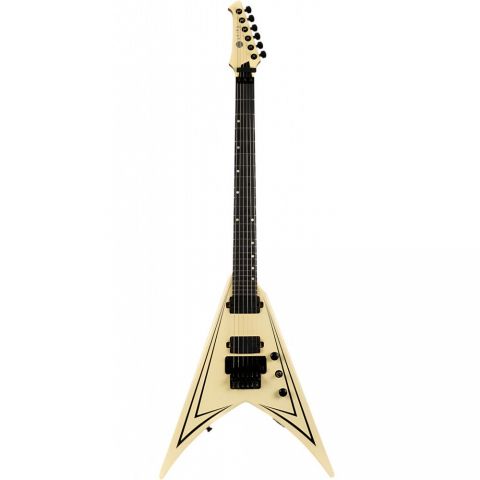 Spira V420-AWH Antique White Stripe Guitarra Eléctrica