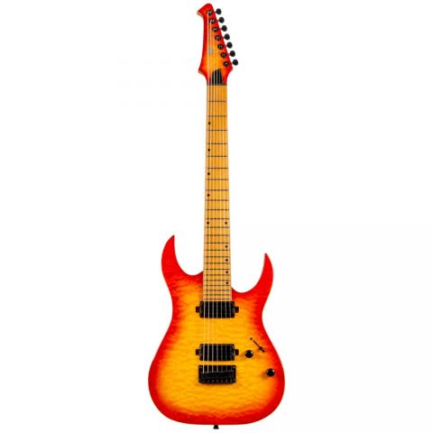 Spira S507-QFB 7 Cuerdas Fireburst Guitarra Eléctrica