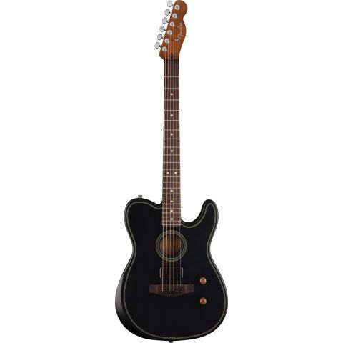 Fender Standard Acoustasonic Telecaster Negra Guitarra Electroacústica