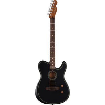 Fender Standard Acoustasonic Telecaster Negra Guitarra Electroacústica