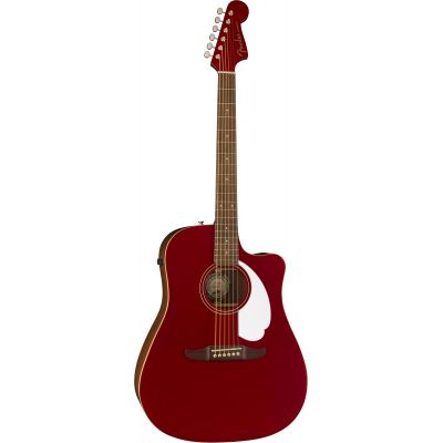 Fender Redondo Player, Walnut Fingerboard, White Pickguard, Candy Apple Red 2
