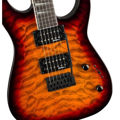 Jackson Dinky JS20 2PT Transparent Tobacco Burst Guitarra Eléctrica