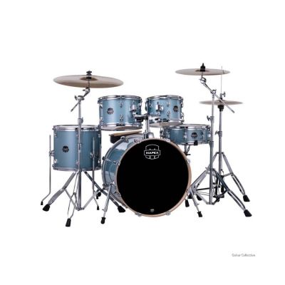 Mapex VE5045FTCVJ Venus Batería Acústica 20" Aqua Blue Sparkle con Herrajes y Platos