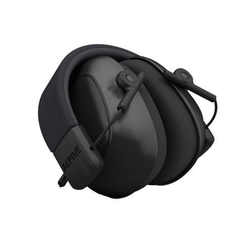 Alpine Defender Cascos de Protección Auditiva Negro
