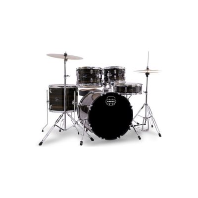 Mapex Comet Batería Acústica 20" Ebony Yellow Grain con Herrajes y Platos