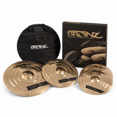 Bronz Complex Series Set de Platos HH14 CR16 RD20 con Funda