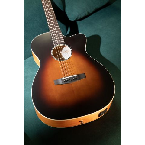 Cort Core-OC Maple BBSG con Funda Brown Burst Top Semi Gloss 
