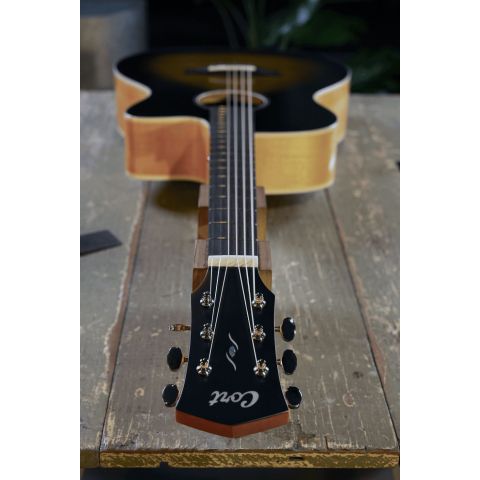 Cort Core-OC Maple BBSG con Funda Brown Burst Top Semi Gloss 