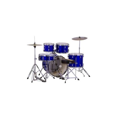 Mapex Comet Batería Acústica 22" Indigo Blue con Herrajes, Platos y Baquetas 2