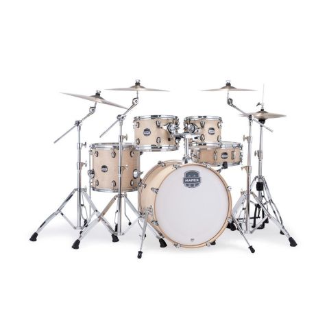 Mapex Mars Studio Batería Acústica 20" Natural Satin sin Herrajes