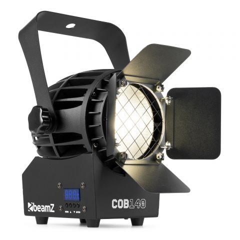 Beamz COB140 Spot WW CW con Barndoor