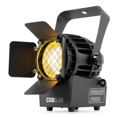 Beamz COB140 Spot WW CW con Barndoor