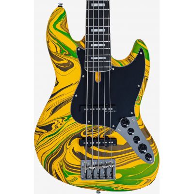 Sire Marcus Miller V7 ALDER-5 New Gen Bajo Eléctrico 5 cuerdas Yellow Swirl