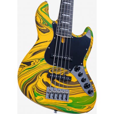 Sire Marcus Miller V7 ALDER-5 New Gen Bajo Eléctrico 5 cuerdas Yellow Swirl