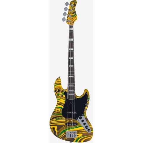 Sire Marcus Miller V7 ALDER-4 New Gen Bajo Eléctrico Yellow Swirl