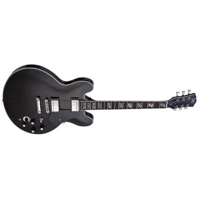 SX SEL6CTBK Archtop Transparent Black Guitarra Eléctrica