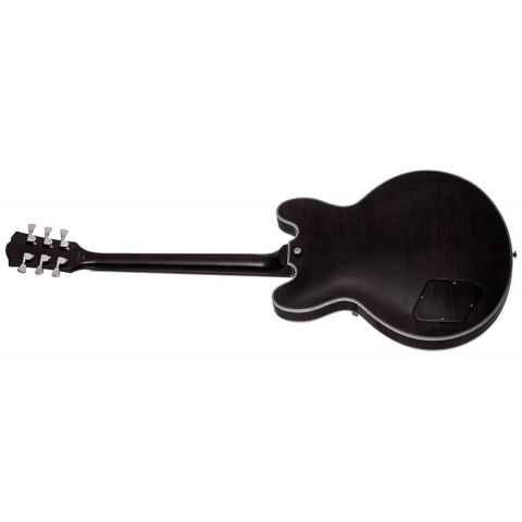 SX SEL6CTBK Archtop Transparent Black Guitarra Eléctrica