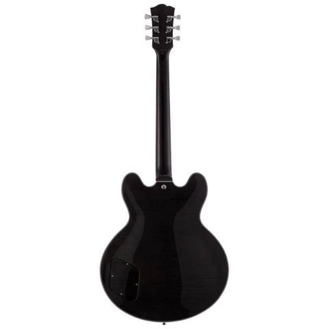 SX SEL6CTBK Archtop Transparent Black Guitarra Eléctrica