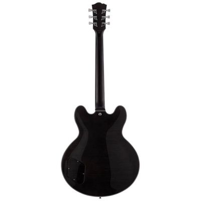 SX SEL6CTBK Archtop Transparent Black Guitarra Eléctrica