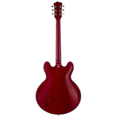 SX SEL6CTRD Archtop Transparent Red Guitarra Eléctrica