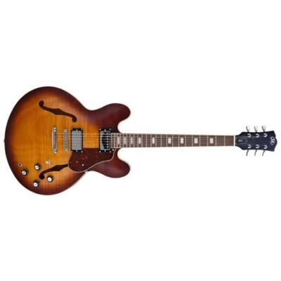 SX SEL6FODS Semicaja Desert Sunburst Guitarra Eléctrica