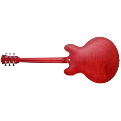 SX SEL6FOTRD Semicaja Transparent Red Guitarra Eléctrica