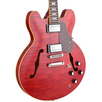 SX SEL6FOTRD Semicaja Transparent Red Guitarra Eléctrica